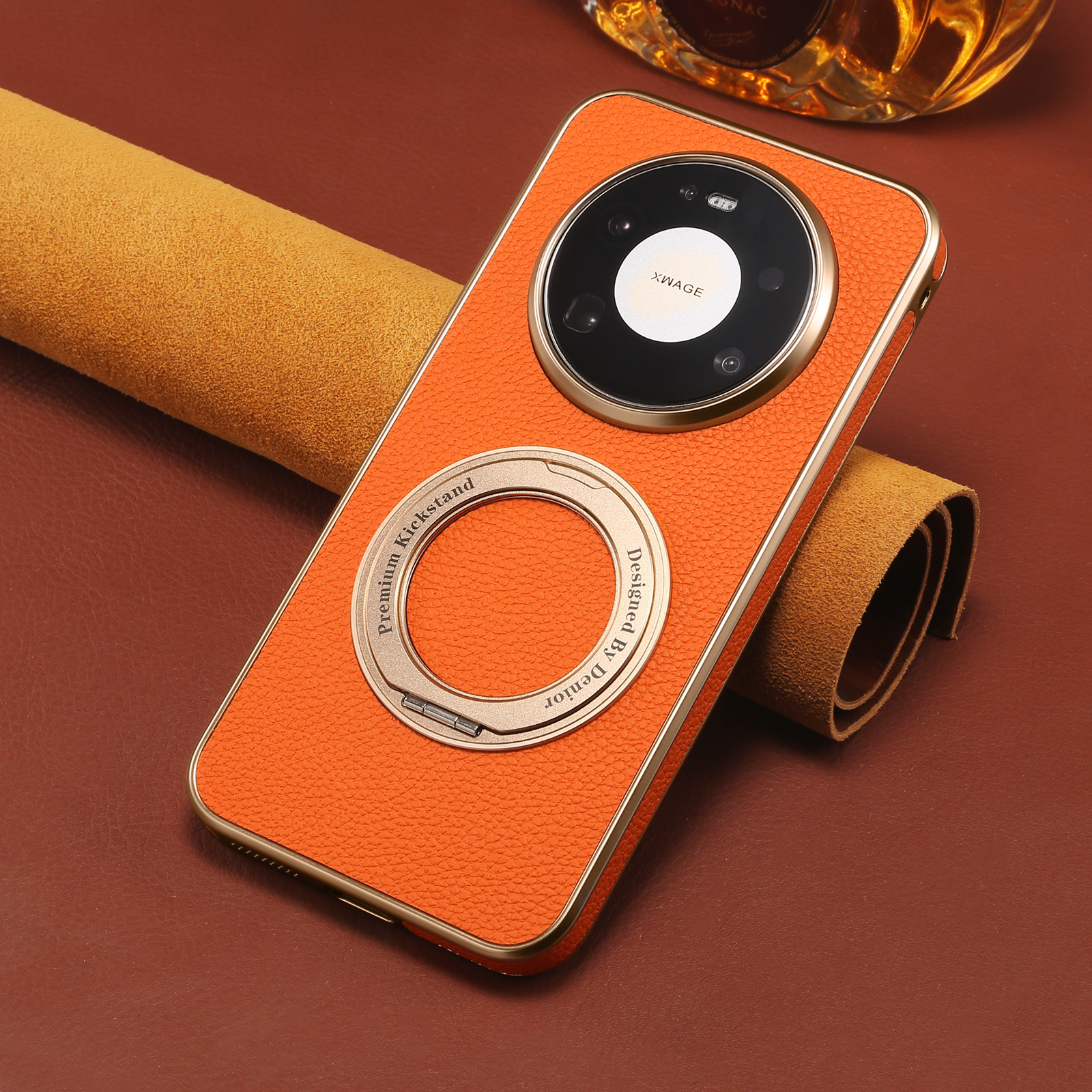 Phone Accessories Popsocket - Denior Litchi Grain Phone Case Suitable
