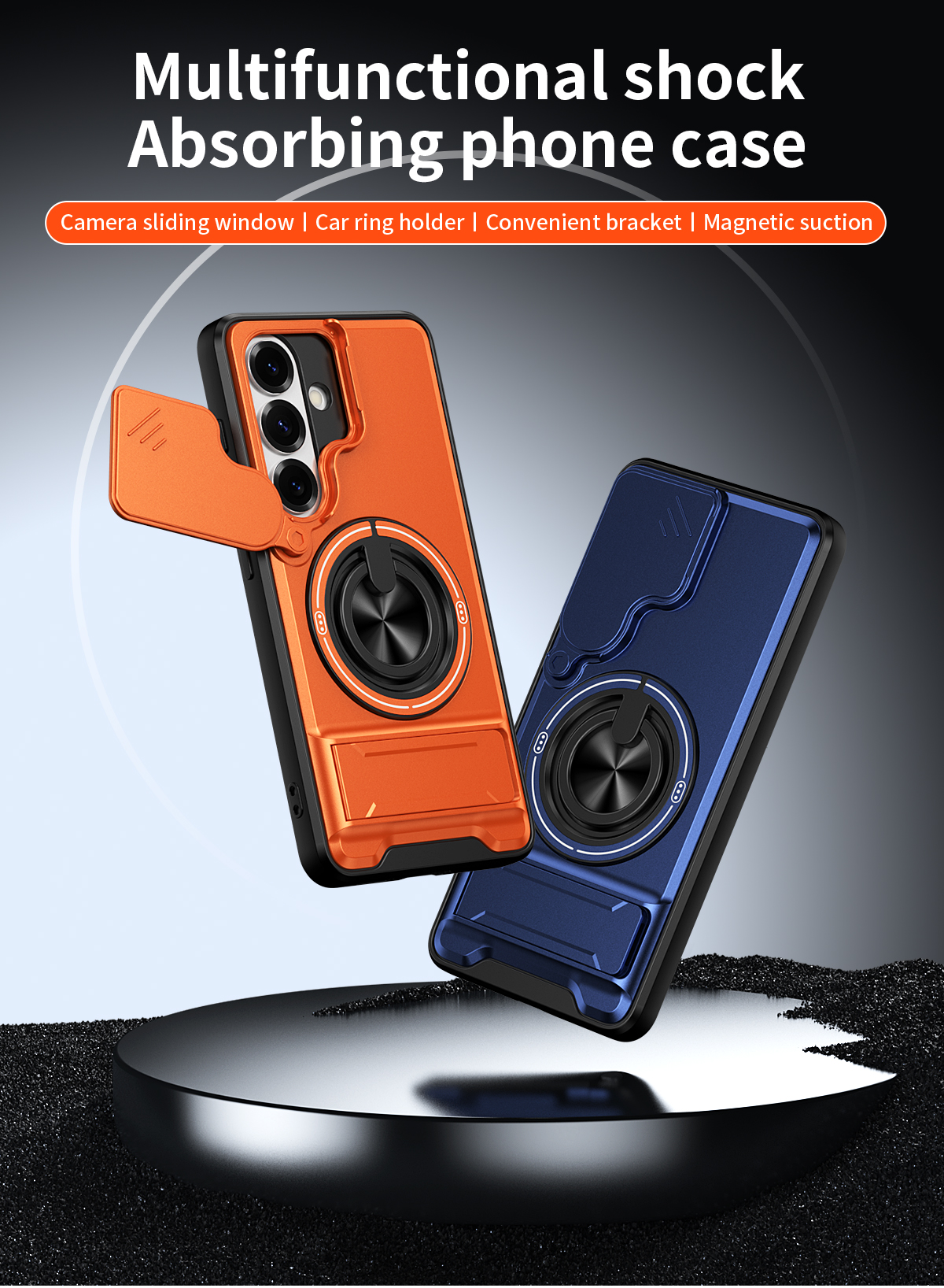 360 Rotating Magnetic Ring Hol - Phone Kickstand Ring recensie en prijs