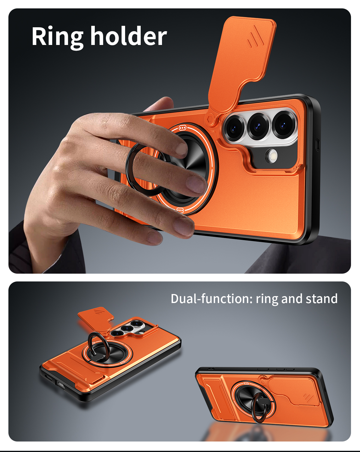 360 Rotating Magnetic Ring Hol - Phone Kickstand Ring recensie en prijs