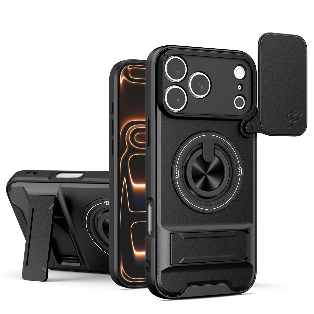 Magnetic Phone Case for IPhone - Phone Kickstand Ring recensie en prijs