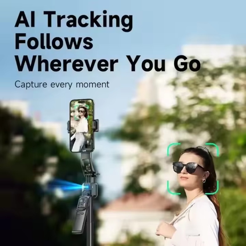 C17 Foldable AI Face Tracking  - Selfie Stick Tripod recensie en prijs