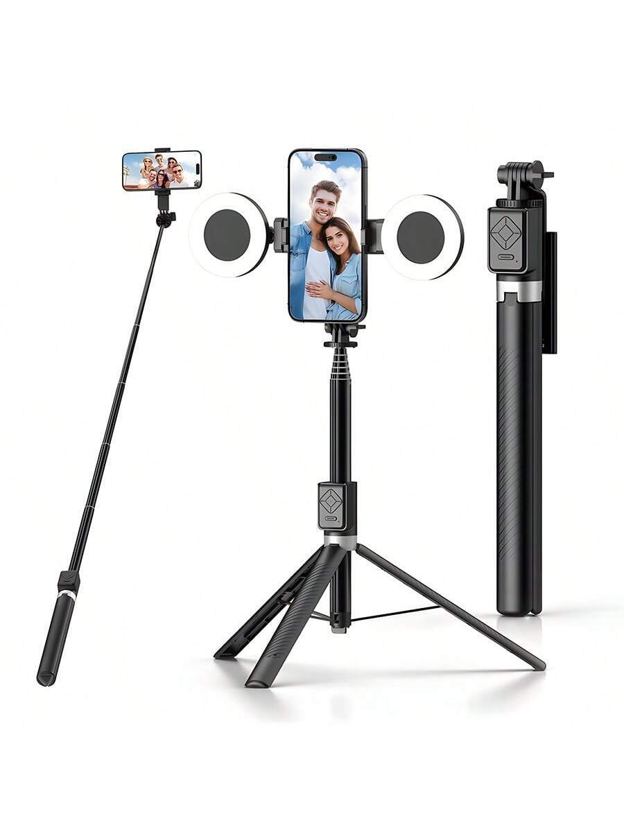 6 In 1 Selfie Stick With Fill  - Selfie Stick Tripod recensie en prijs