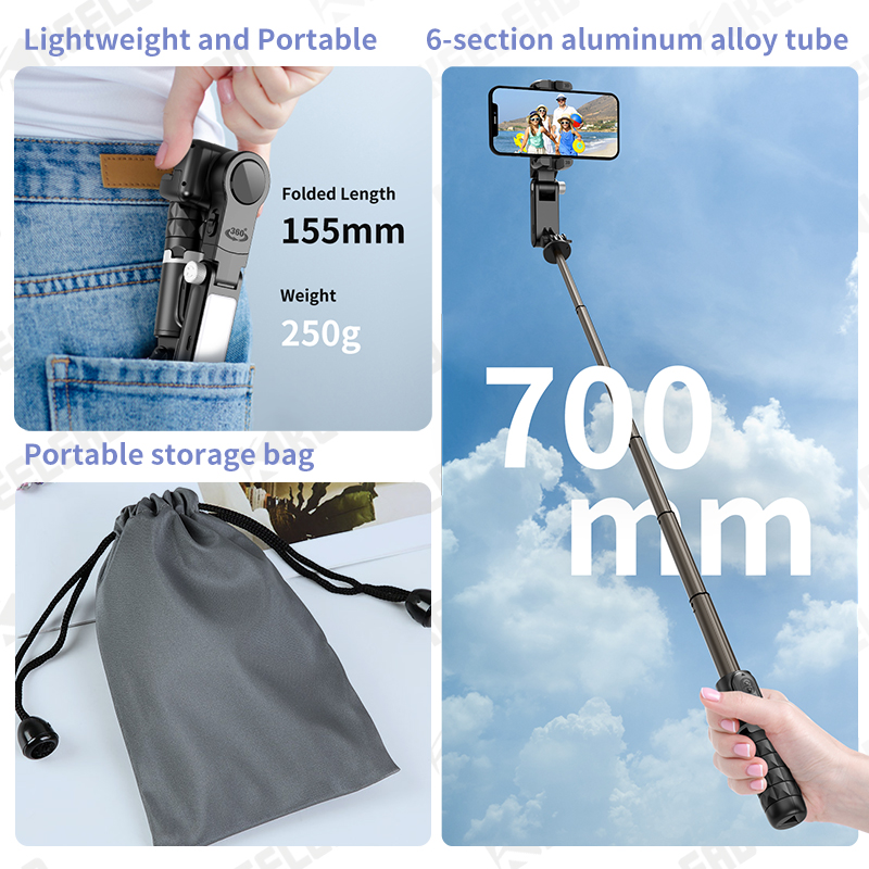 Q18 Desktop Following the shoo - Selfie Stick Tripod recensie en prijs