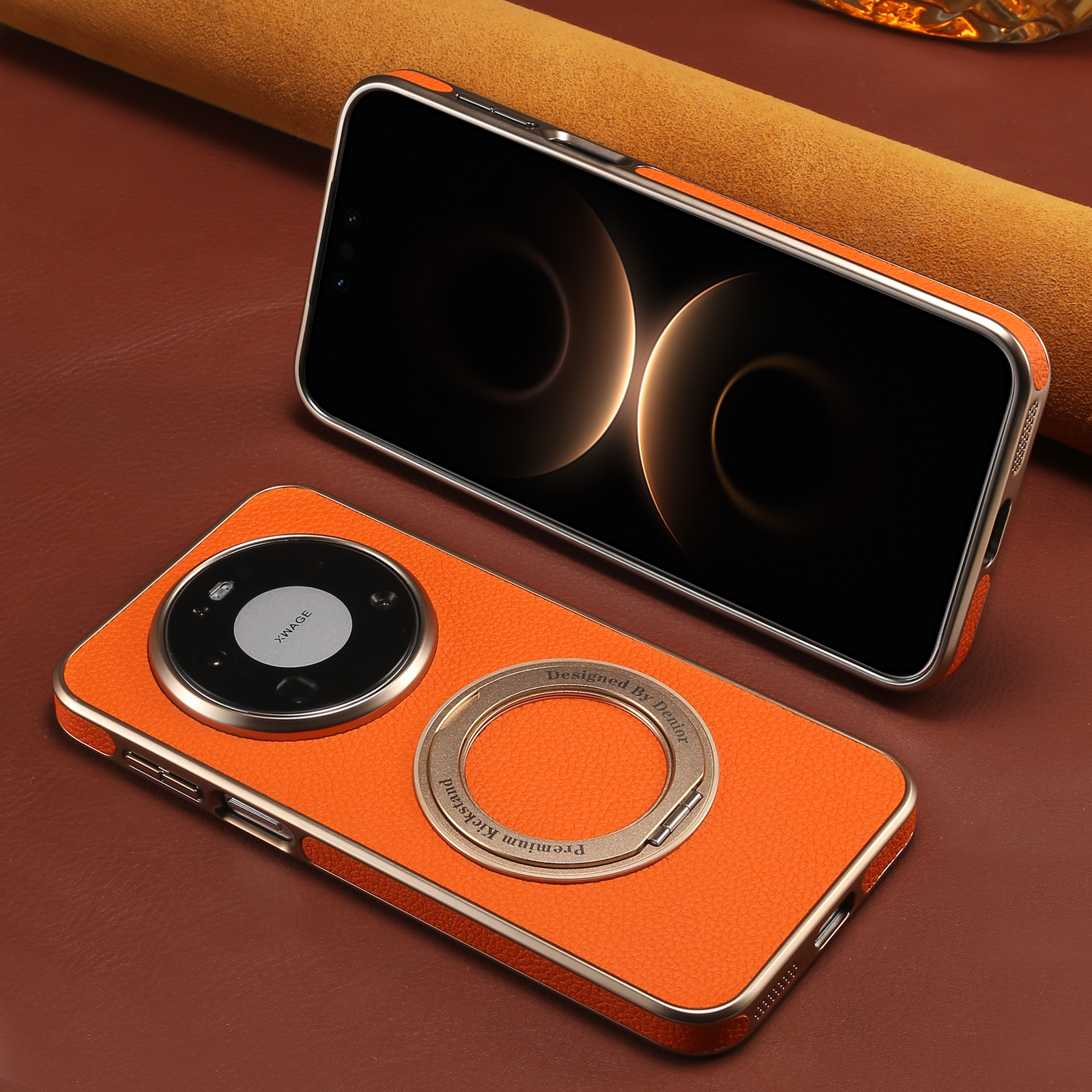 Denior Litchi Grain Phone Case - Phone Accessories Popsocket recensie en prijs