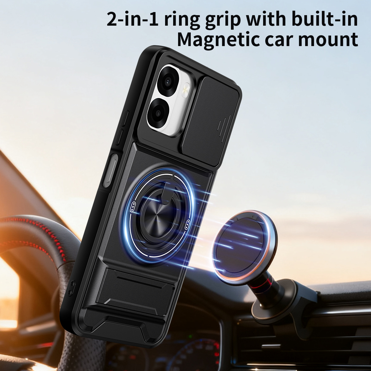 Armor Phone Case For Oppo A6x  - Phone Accessories Popsocket recensie en prijs