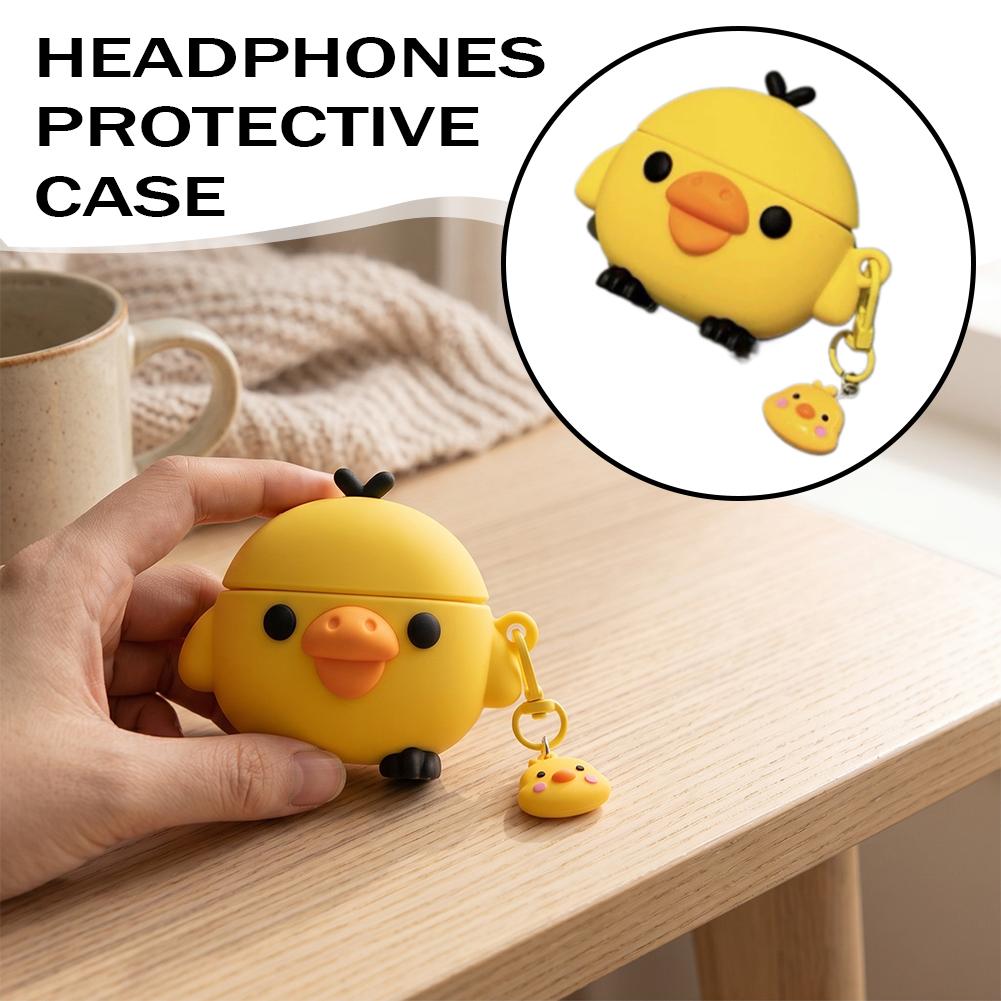 Cute 3D Yellow Chick Silicone  - Airpod Case Cover recensie en prijs