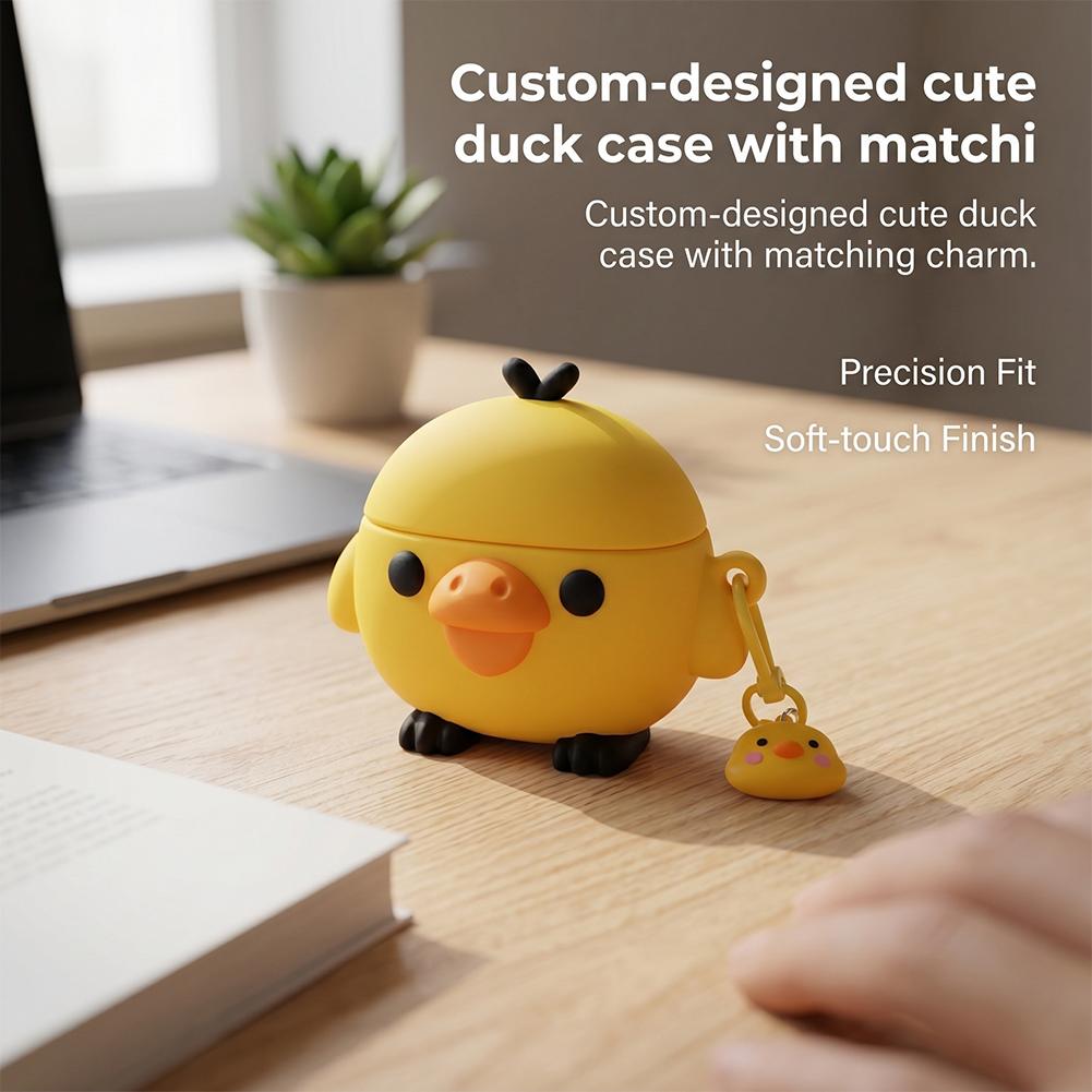 Cute 3D Yellow Chick Silicone  - Airpod Case Cover recensie en prijs