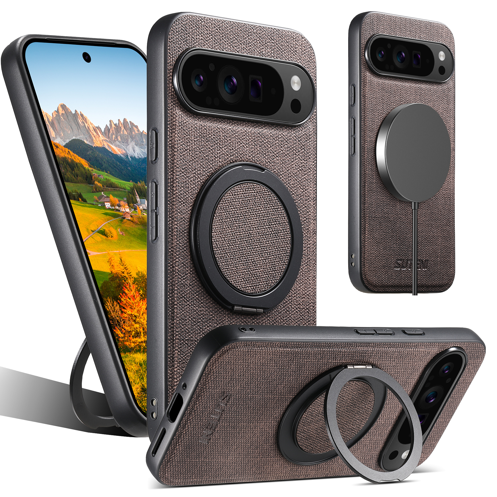 Faux Leather Magnet Wireless C - Phone Accessories Popsocket recensie en prijs