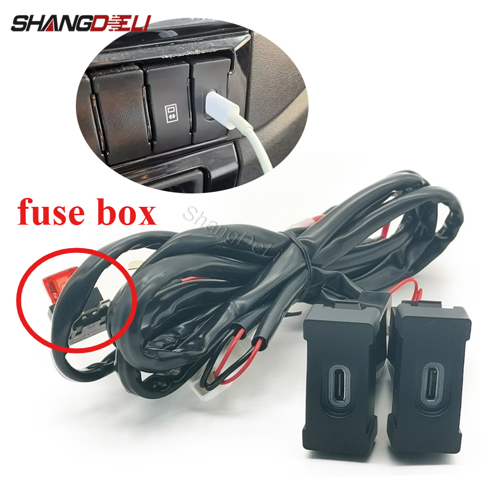 1PC Car Dual Type C PD Chargin - Phone Accessories Charger recensie en prijs