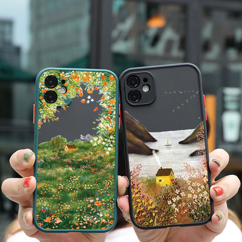 Retro Scenery Painted Phone Ca - Phone Accessories From China recensie en prijs