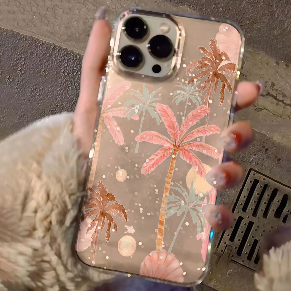 Beach coconut trees Clear Glit - Phone Accessories To Sell recensie en prijs