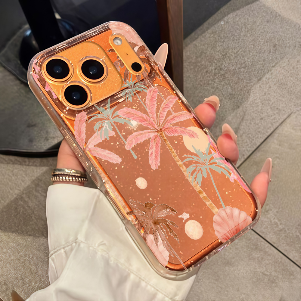 Beach coconut trees Clear Glit - Phone Accessories To Sell recensie en prijs
