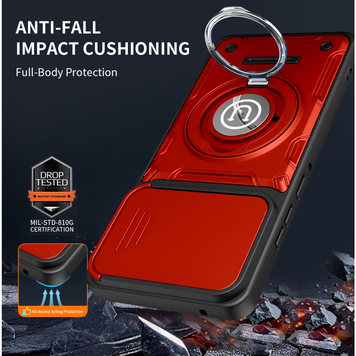 Armor Shockproof Ring Holder P - Phone Accessories Popsocket recensie en prijs