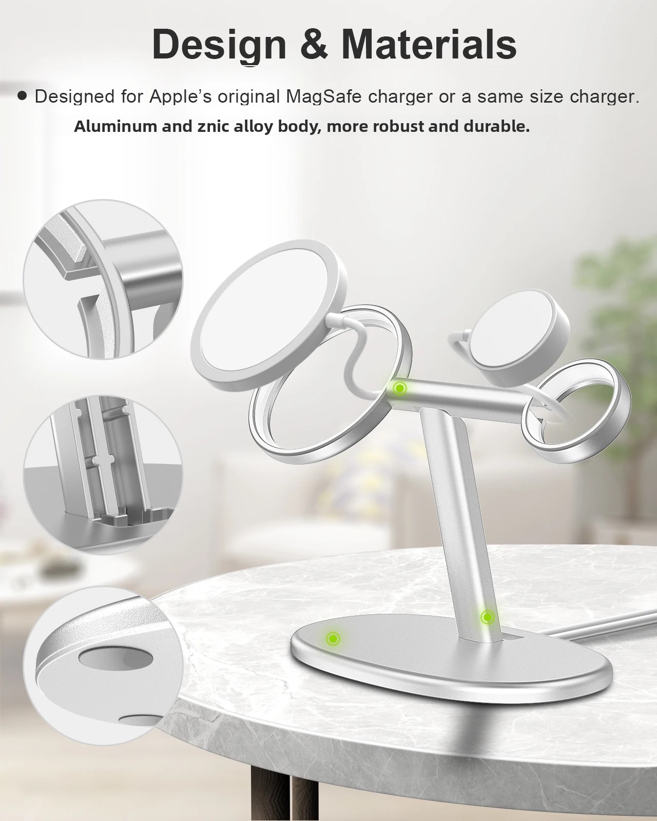 EWA 2-in-1 Desktop Phone Stand - Phone Accessories Charger recensie en prijs