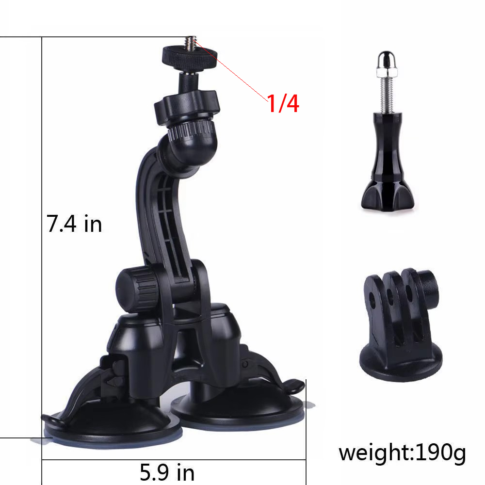 Double Suction Cup Mount with  - Selfie Stick Tripod recensie en prijs