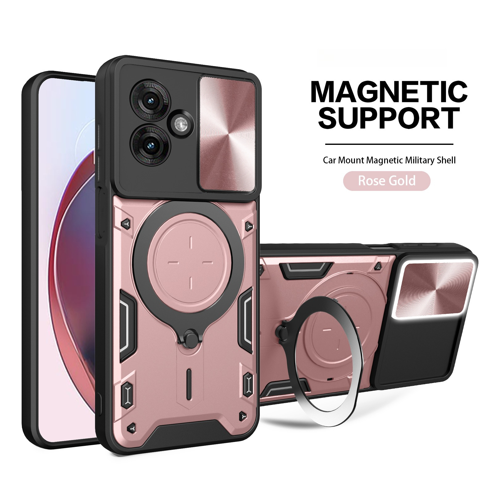 360 Rotating Magnetic Slide Ca - Phone Kickstand Ring recensie en prijs