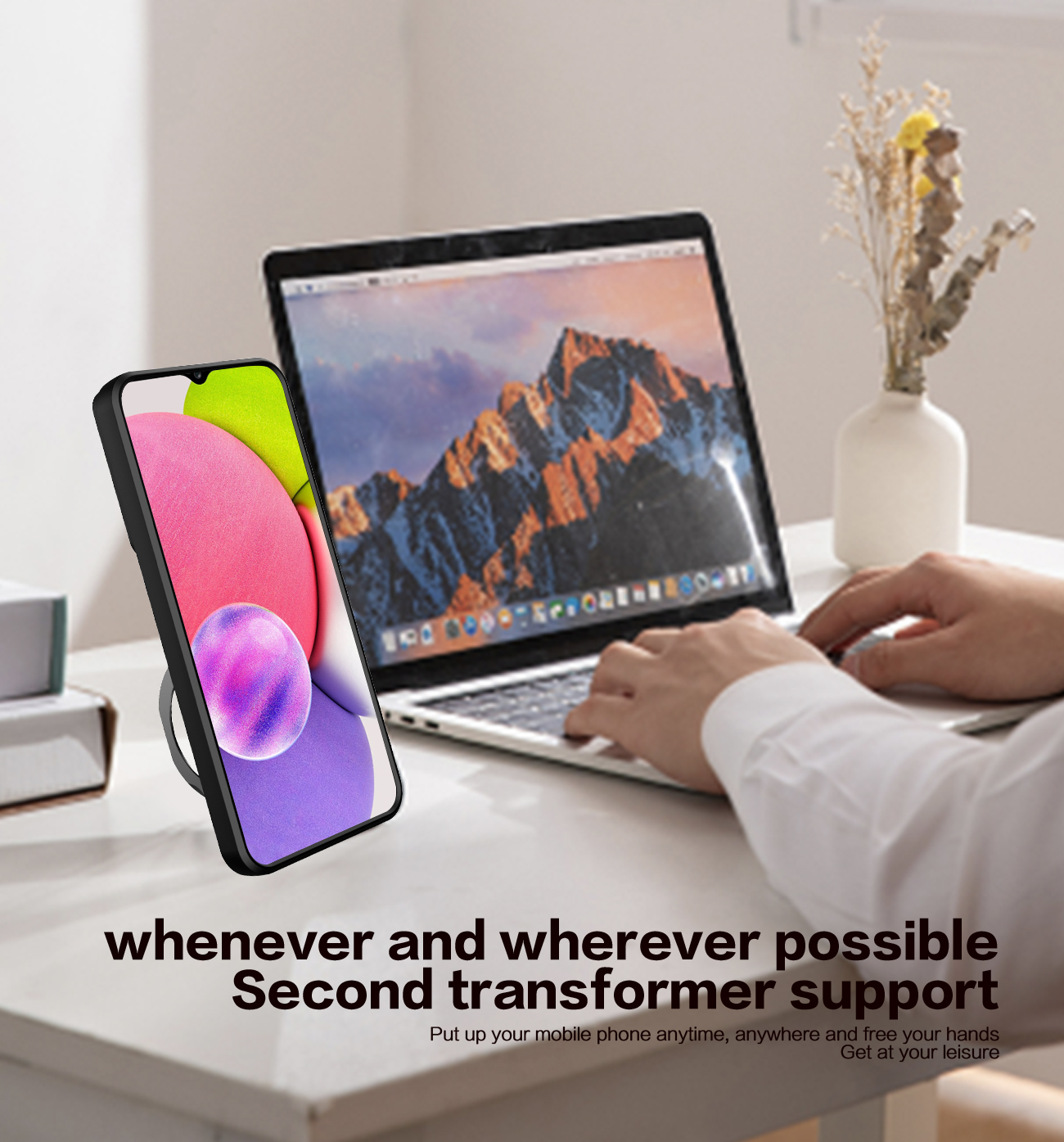 360 Rotating Magnetic Slide Ca - Phone Kickstand Ring recensie en prijs