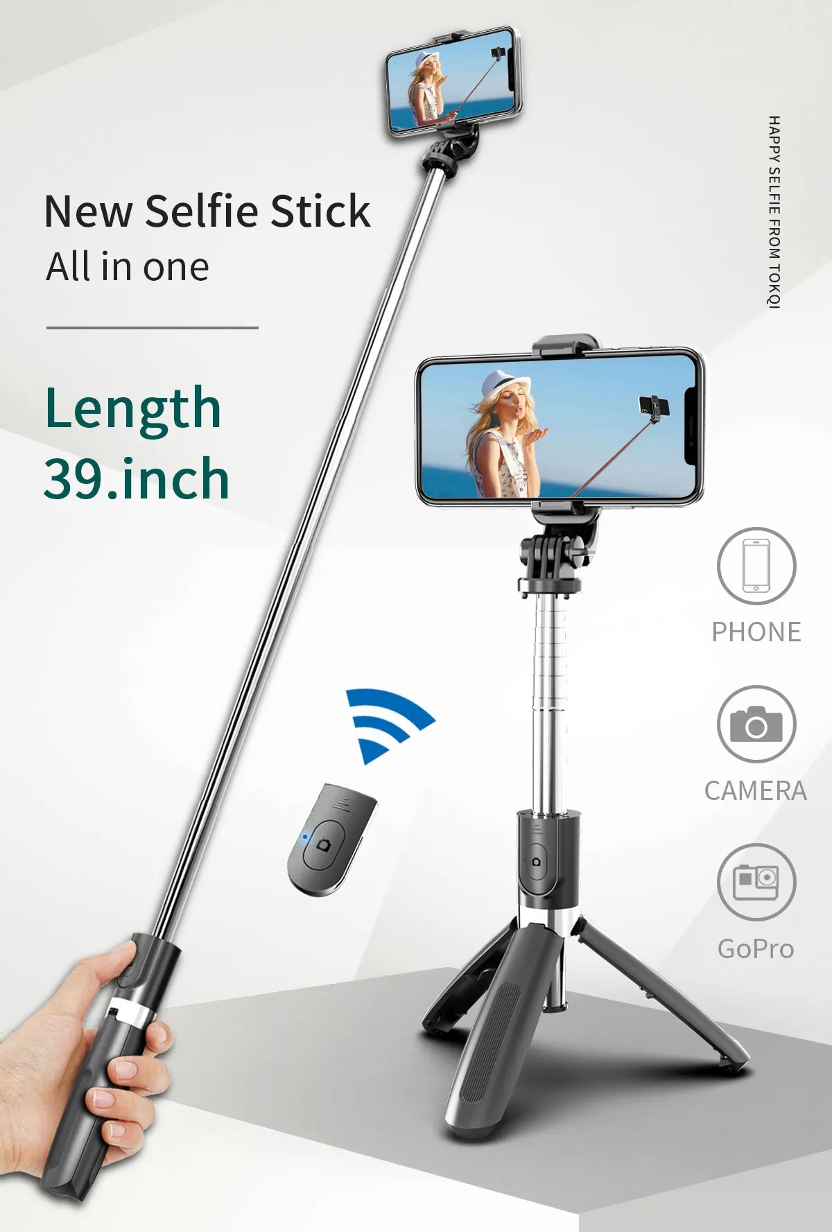 Bluetooth Selfie Stick Tripod  - Selfie Stick Tripod recensie en prijs