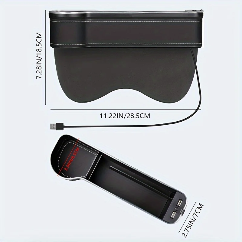2-In-1 Car Seat Gap Organizer  - Phone Accessories Charger recensie en prijs