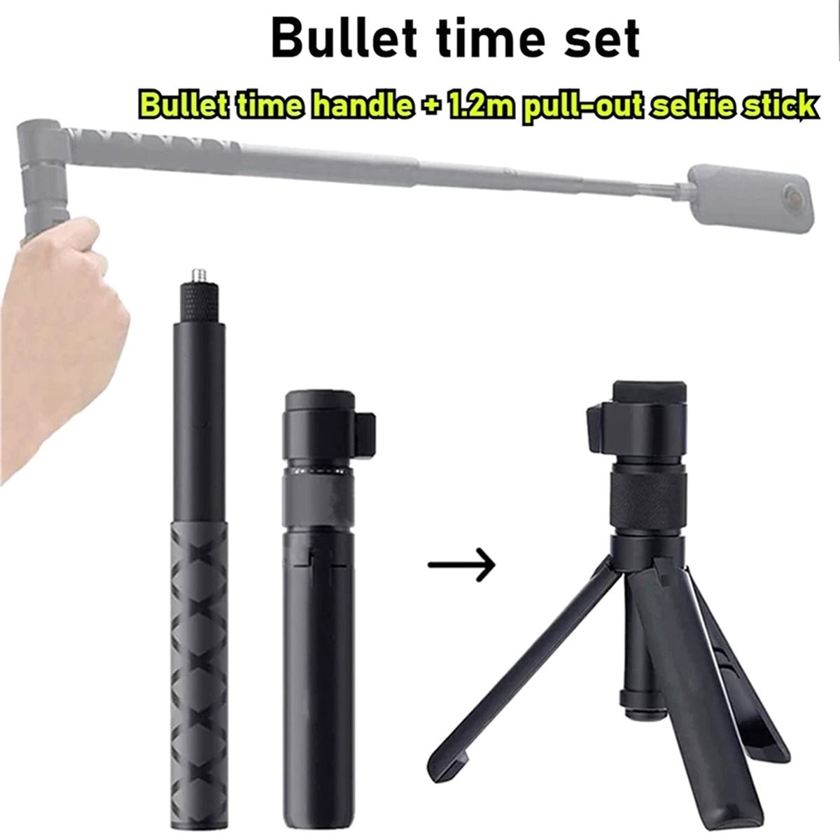 N05R Rotary Handle Desktop Tri - Selfie Stick Tripod recensie en prijs