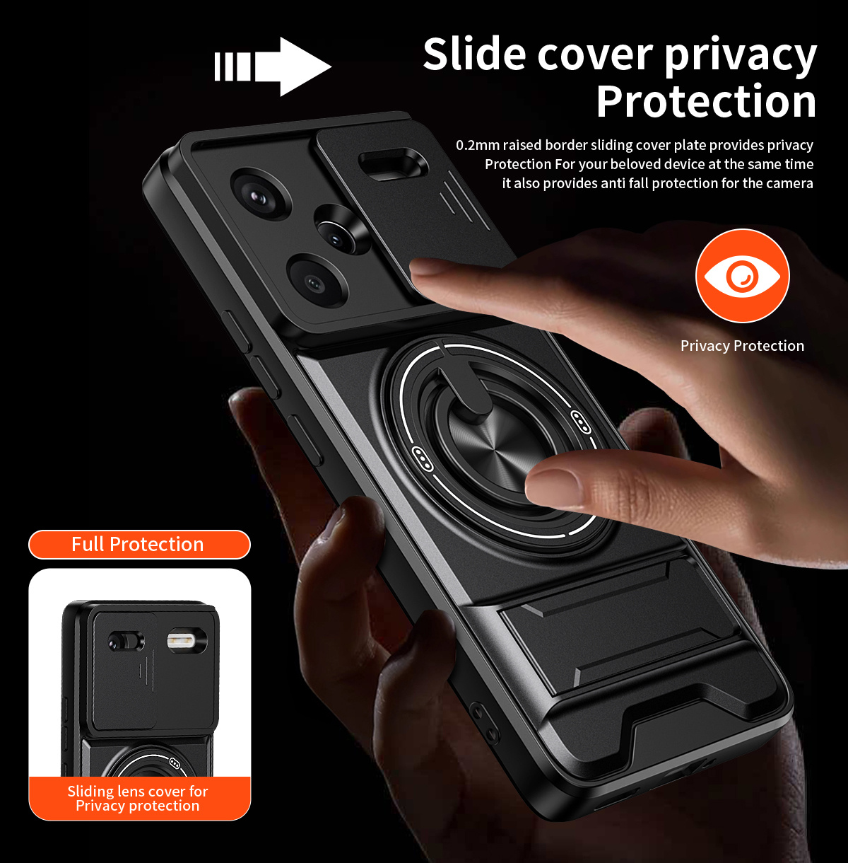 Lens Slide Camera Phone Case f - Phone Accessories Popsocket recensie en prijs