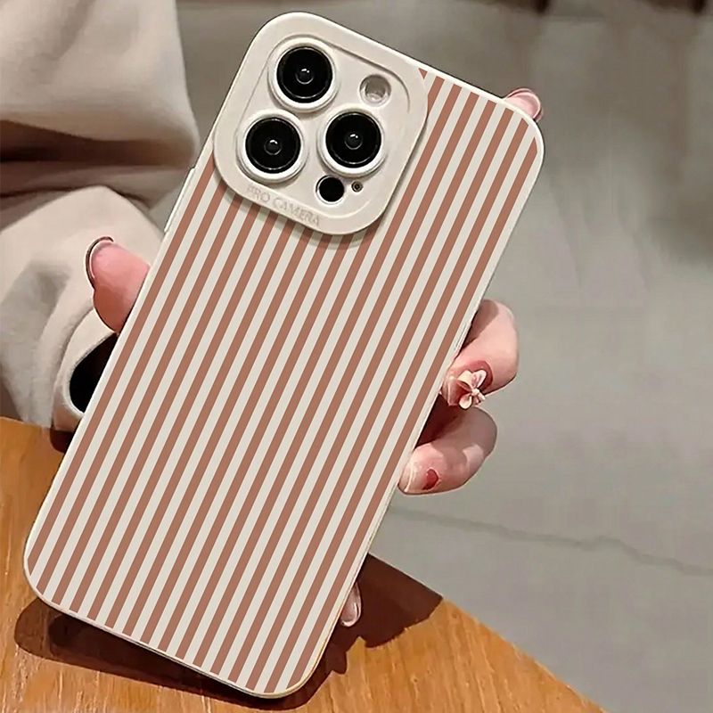 Pink Striped Painted Anti-Drop - Phone Accessories To Sell recensie en prijs