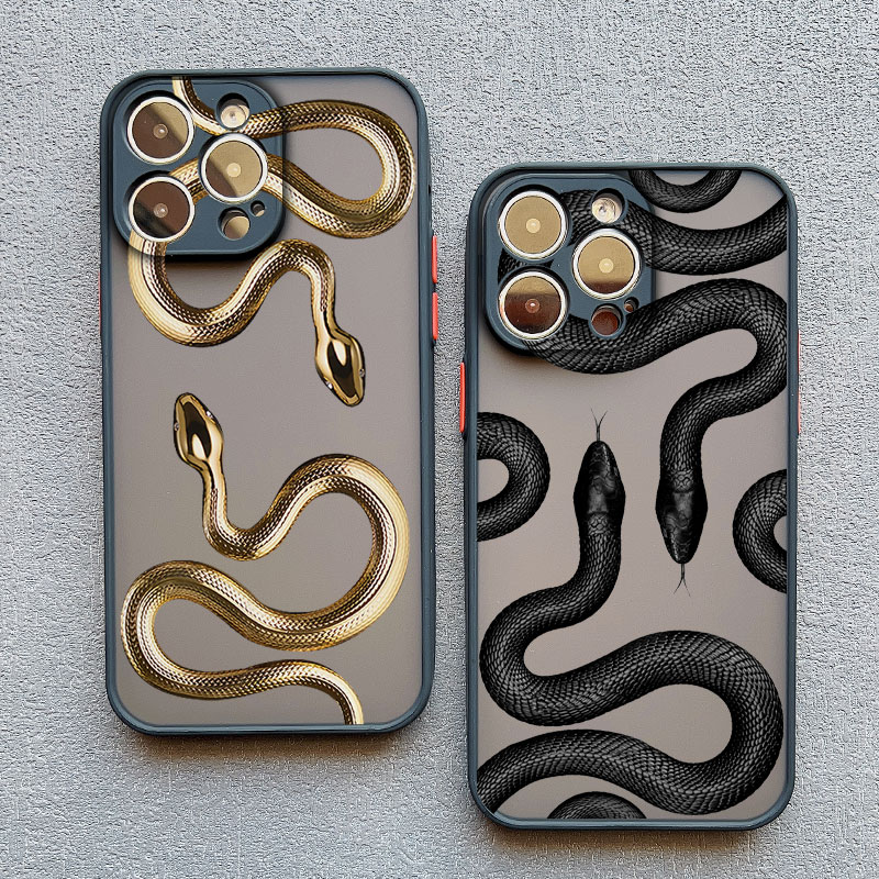 Luxurious Black Gold Snake Pho - Phone Accessories From China recensie en prijs