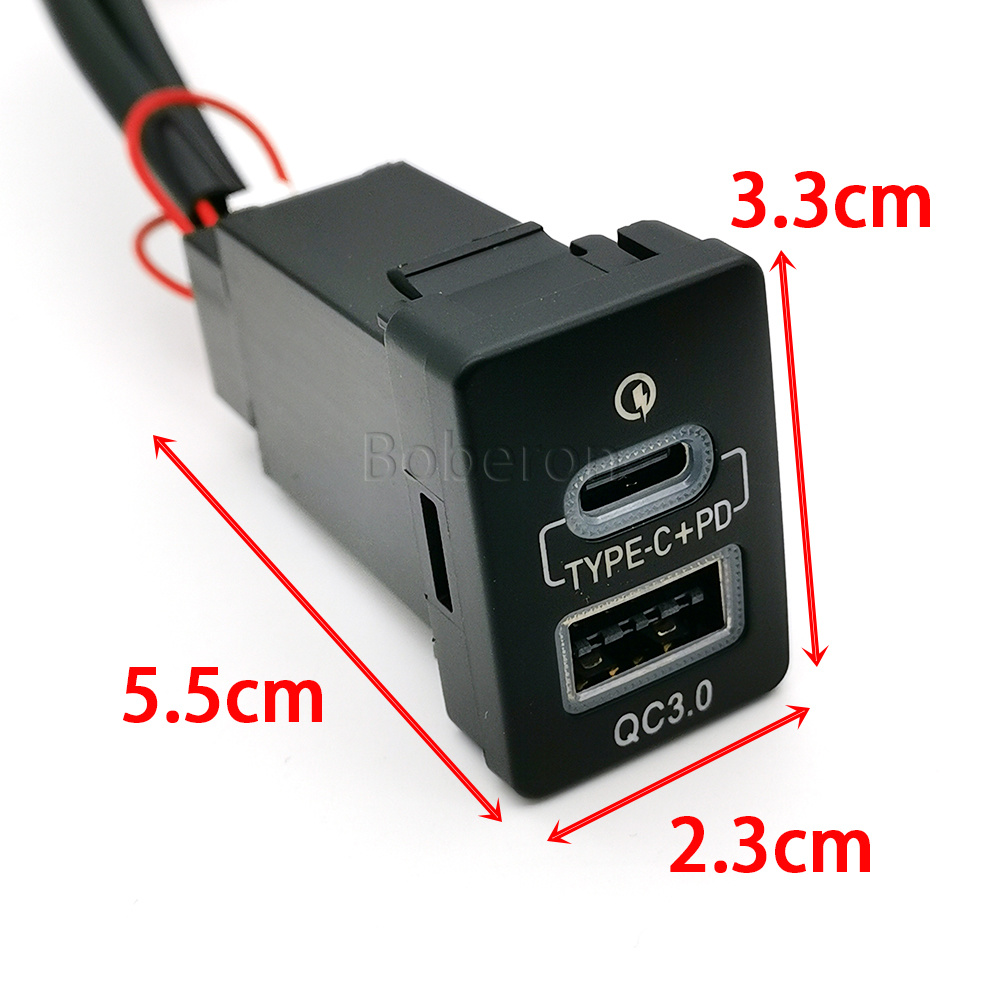 Blue LED QC3.0 USB Car Dual Ch - Phone Accessories Charger recensie en prijs